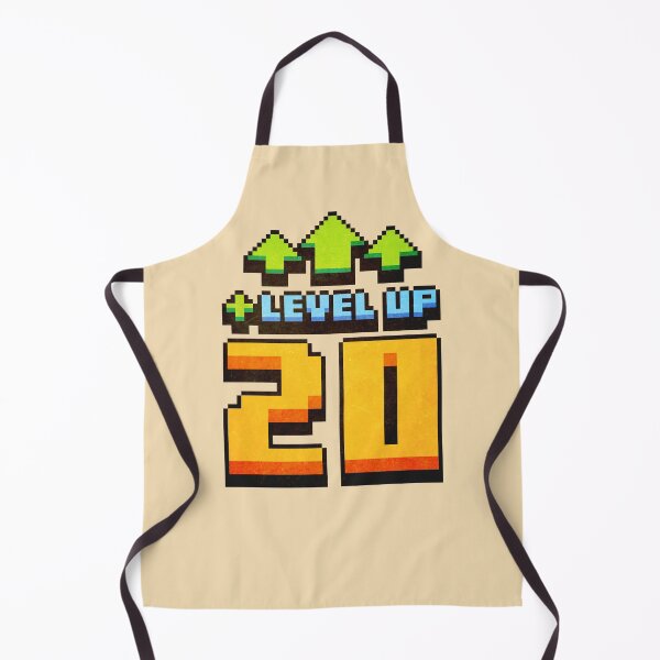 Item preview, Level Up 20 Lvl Pixel Art Birthday Gift designed and sold by PixelDrukiPL.