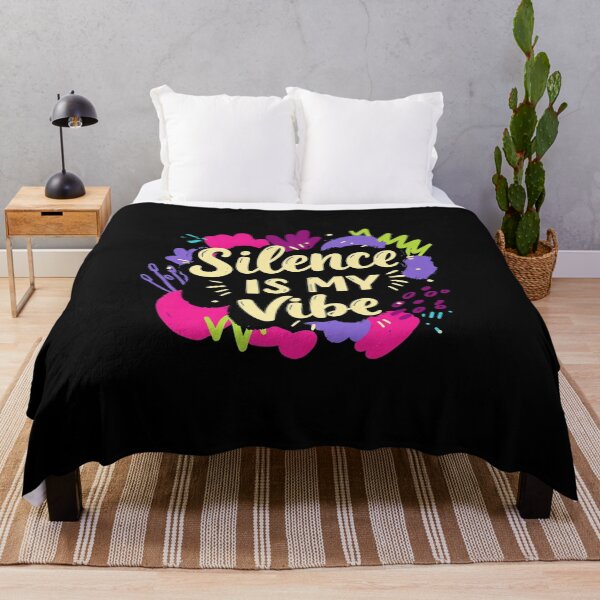 Item preview, Silence Is My Vibe – Calm & Minimalist Introvert Design designed and sold by LaserKey.