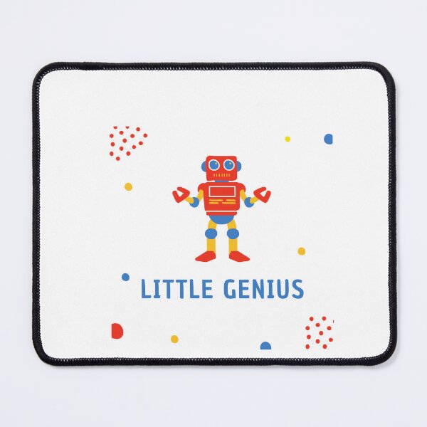 Item preview, Little Genius – Cute Red Robot for Kids designed and sold by Zaydroid.