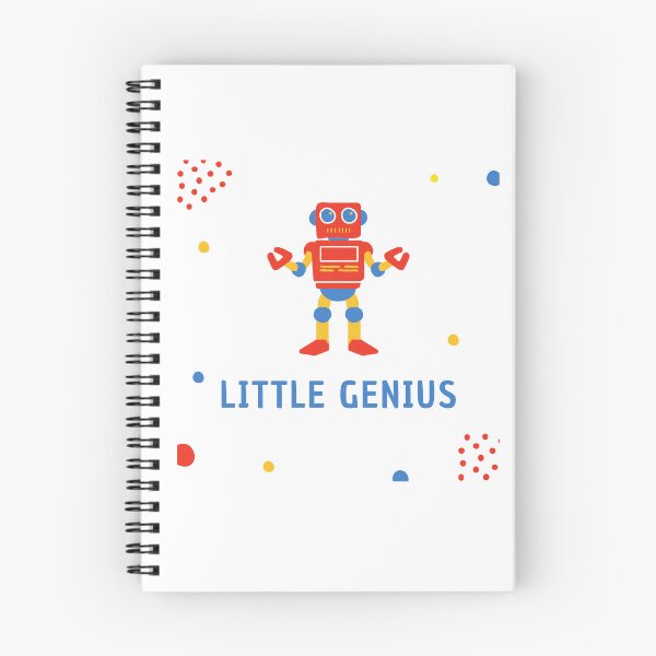 Item preview, Little Genius – Cute Red Robot for Kids designed and sold by Zaydroid.