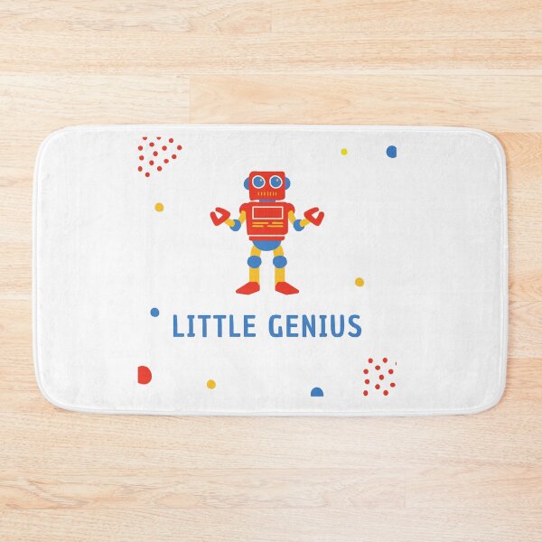 Item preview, Little Genius – Cute Red Robot for Kids designed and sold by Zaydroid.