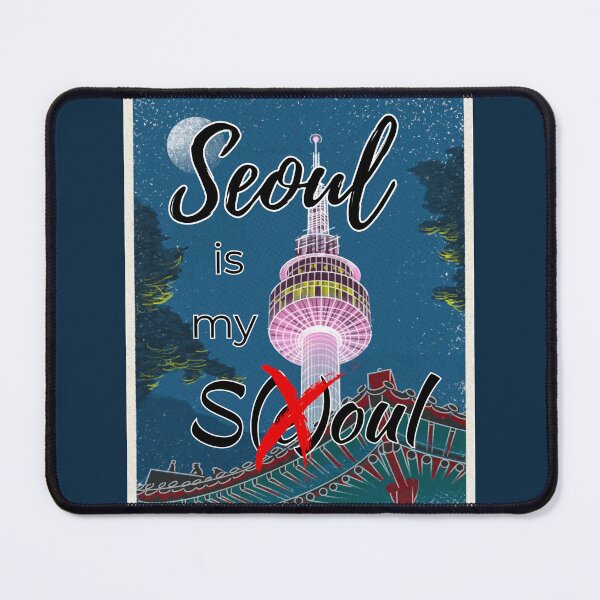 Item preview, Seoul is my Soul – Namsan Tower & Hanok designed and sold by mycreastyle.