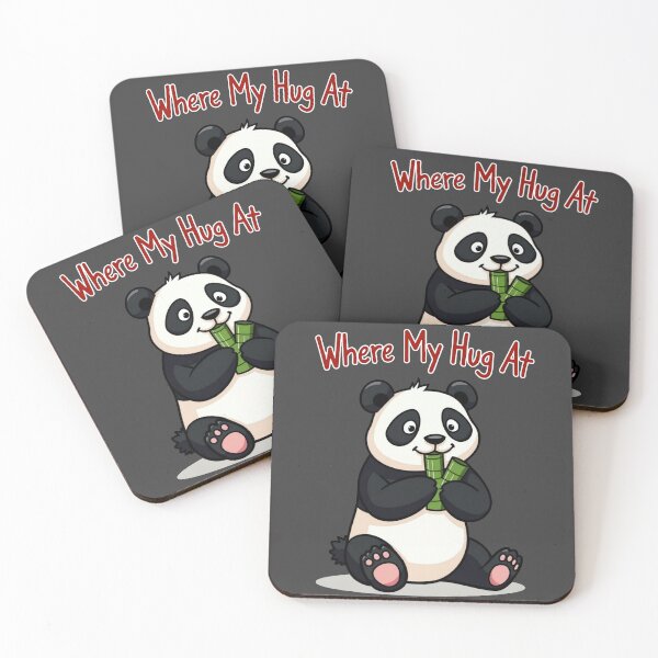 Item preview, Where My Hug At Teddy Bear Panda Gify designed and sold by ChearshiPrints.