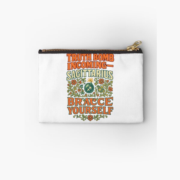 Item preview, Sagittarius "Truth Bomb Incoming - Brace Yourself" Art Nouveau T-Shirt | Blunt Zodiac Humor designed and sold by MySpiritTravels.