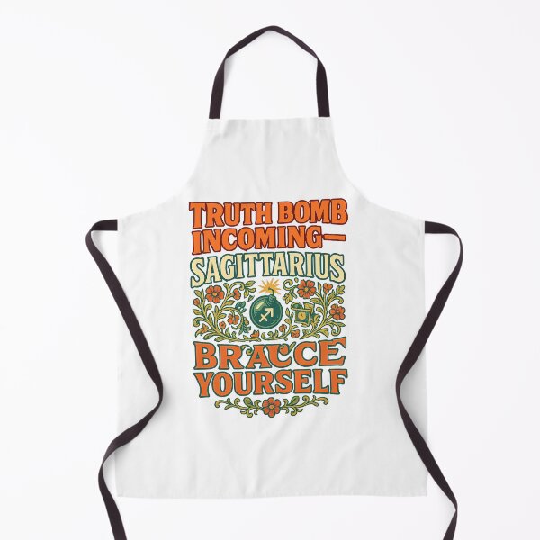 Item preview, Sagittarius "Truth Bomb Incoming - Brace Yourself" Art Nouveau T-Shirt | Blunt Zodiac Humor designed and sold by MySpiritTravels.
