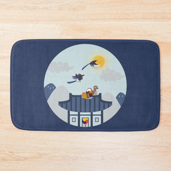 Item preview, Happiness, loyalty, prosperity and harmony in Hanok designed and sold by mycreastyle.