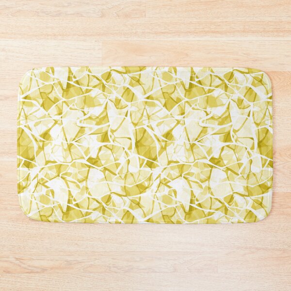 Item preview, yellow and white abstract fashionable modern pattern  designed and sold by fuzzyfox.