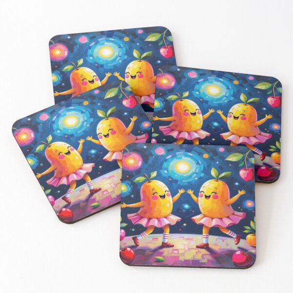 Item preview, Fruit Ballet in Cosmic Groove – artsy, fun & galactic edition for your soul space designed and sold by FotoworldEdel.