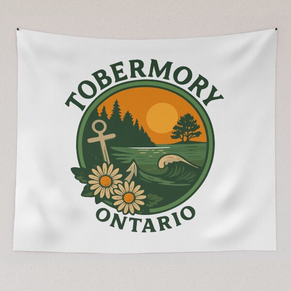 Item preview, Tobermory - Ontario (with Green Lettering) designed and sold by VelvetRoom.