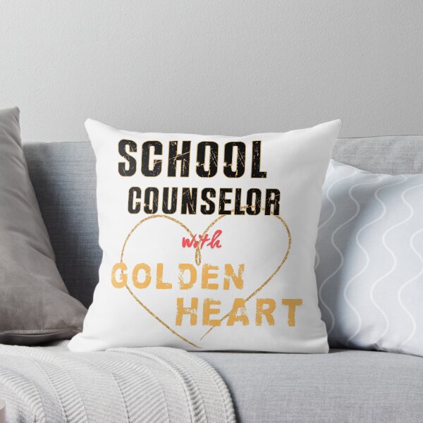 Item preview, Golden Heart School Counselor – Distressed Typography for Kind Educators designed and sold by PeteLawliiet.
