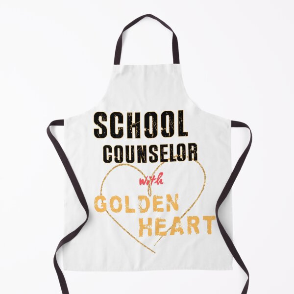 Item preview, Golden Heart School Counselor – Distressed Typography for Kind Educators designed and sold by PeteLawliiet.