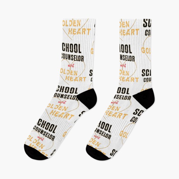 Item preview, Golden Heart School Counselor – Distressed Typography for Kind Educators designed and sold by PeteLawliiet.