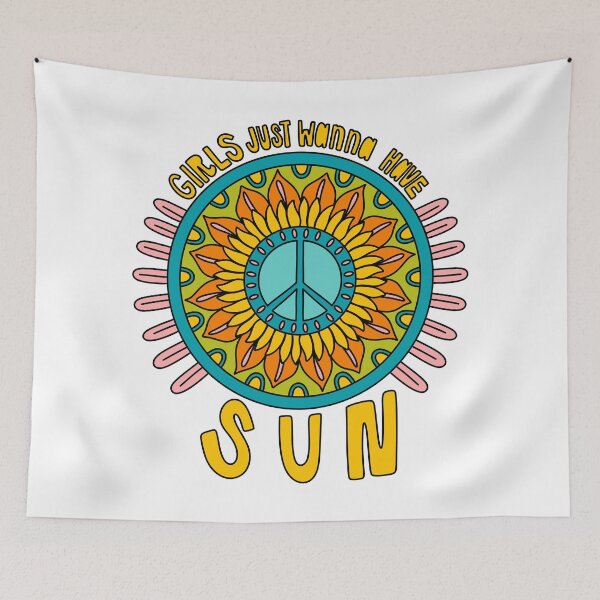Item preview, Girls Just Wanna Have Sun Sunflower Mandala designed and sold by GraceMakes03.