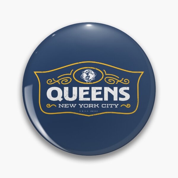 Item preview, Queens New York City Retro Shield designed and sold by deadmansupplyco.