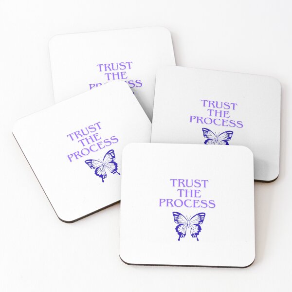 Item preview, TRUST THE PROCESS T-SHIRT FOR GIRL with butterfly designed and sold by ElizaMagic.