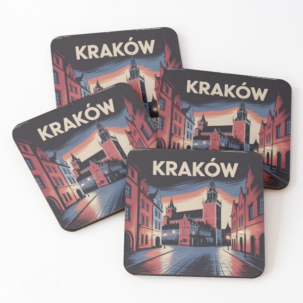 Item preview, Kraków: Classic European Travel Poster designed and sold by LSVart.