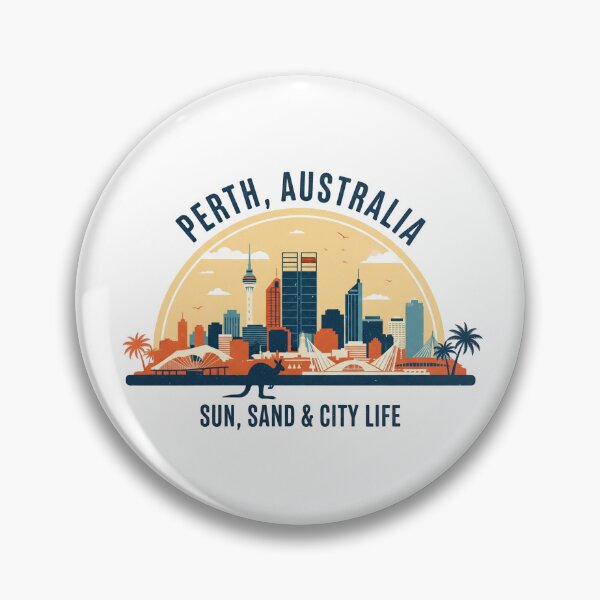 Item preview, Australia - Perth (Country Collection) designed and sold by HeartbeatPrint.