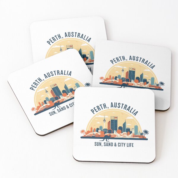 Item preview, Australia - Perth (Country Collection) designed and sold by HeartbeatPrint.