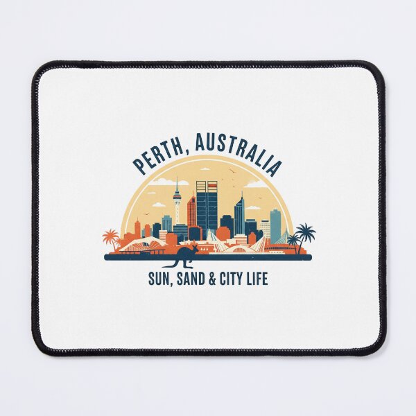 Item preview, Australia - Perth (Country Collection) designed and sold by HeartbeatPrint.