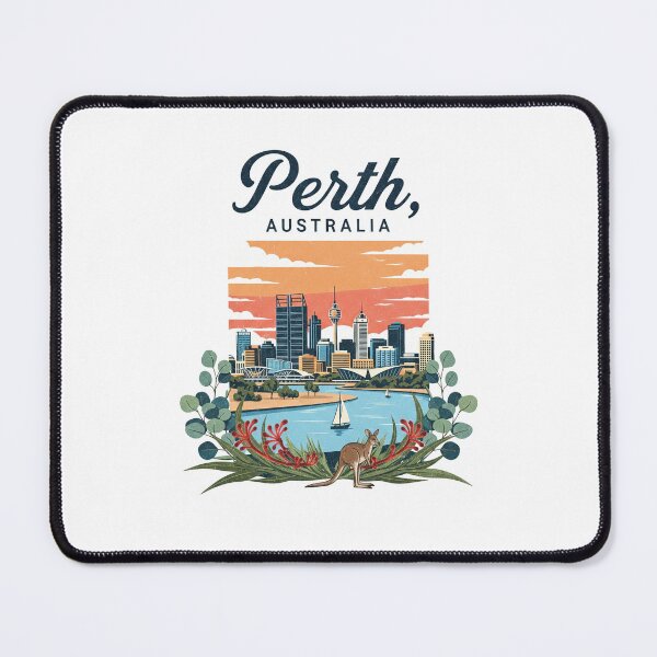 Item preview, Australia - Perth (Country Collection) designed and sold by HeartbeatPrint.