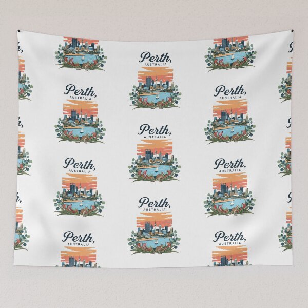 Item preview, Australia - Perth (Country Collection) designed and sold by HeartbeatPrint.