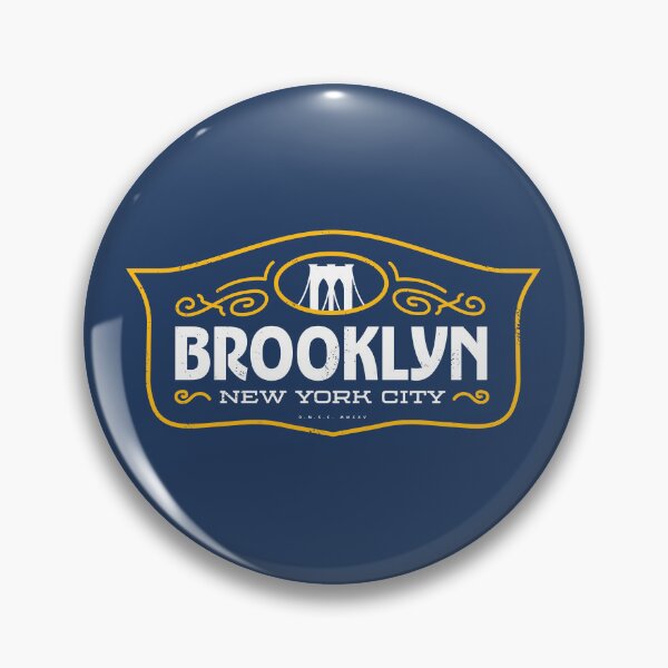 Item preview, Brooklyn New York City Retro Shield designed and sold by deadmansupplyco.