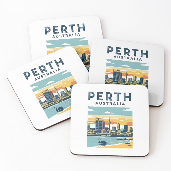 Item preview, Australia - Perth (Country Collection) designed and sold by HeartbeatPrint.