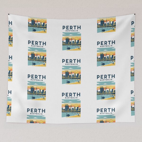Item preview, Australia - Perth (Country Collection) designed and sold by HeartbeatPrint.