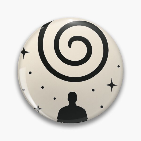 Item preview, Minimalist Cosmic Spiral — Silhouette and Stars designed and sold by From Cyryl with Love.