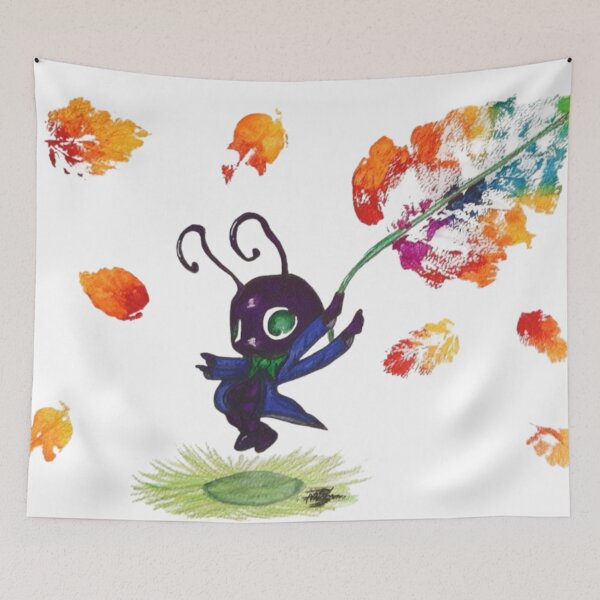 Item preview, Little Cricket under the Autumn Leaves designed and sold by LoupAnge51.