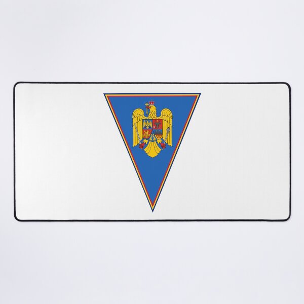 Item preview, Romania Flag & Coat of arms designed and sold by adamst555.