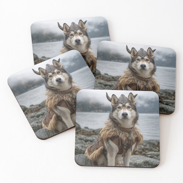 Item preview, Husky in Viking costume designed and sold by ThunderNuts3000.