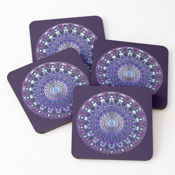 Item preview, Purple Tie Dye Mandala Wheel designed and sold by AuroraXGreen.