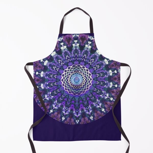 Item preview, Purple Tie Dye Mandala Wheel designed and sold by AuroraXGreen.