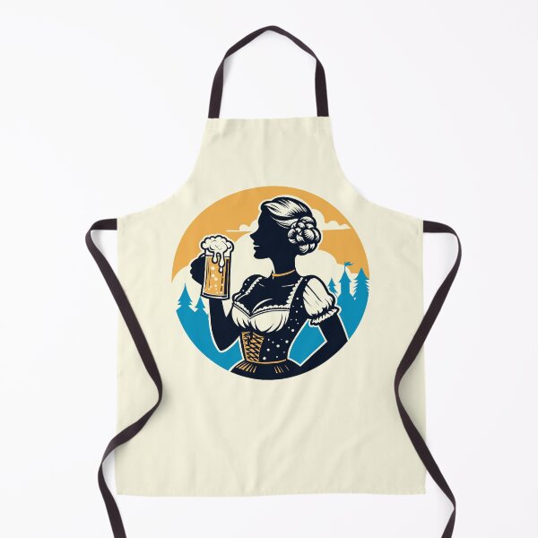 Item preview, Silhouette of Oktoberfest Beer Drinking Woman designed and sold by Ghost on Toast.