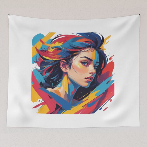 Item preview, Creative Burst – Primary Colors in Motion designed and sold by Inkworksbyshery.