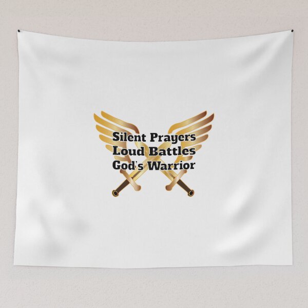Item preview, Silent Prayers, Loud Battles, God's Warrior  designed and sold by Mye Light Designs.