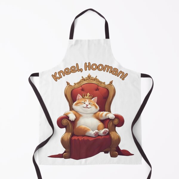 Item preview, Kneel, Hooman – Royal Cat on Throne Meme Art designed and sold by Pixel--Threads.
