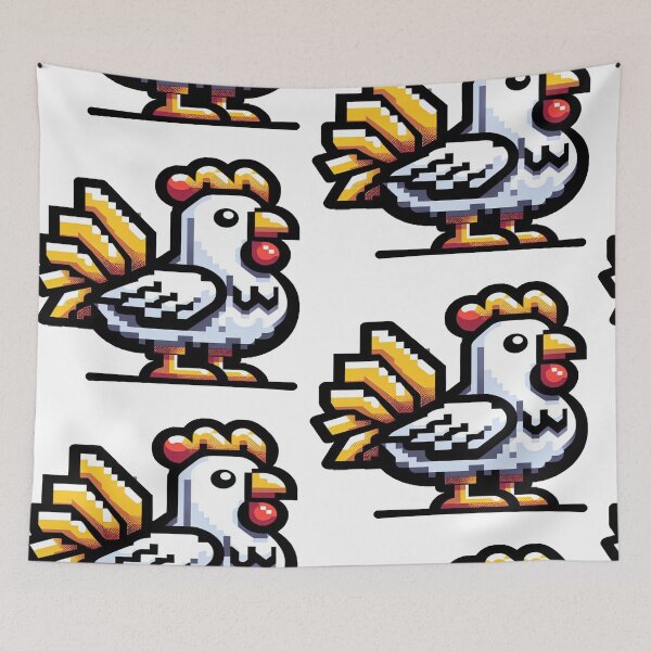 Artikelvorschau, Pixel Chicken entworfen und verkauft von WhatevrWrksMrch.