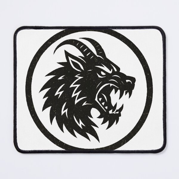 Item preview, Wolf head with horns designed and sold by Eat art design.