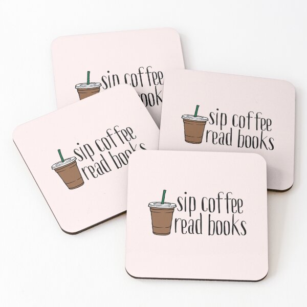 Item preview, sip coffee read books designed and sold by Neadoodles.