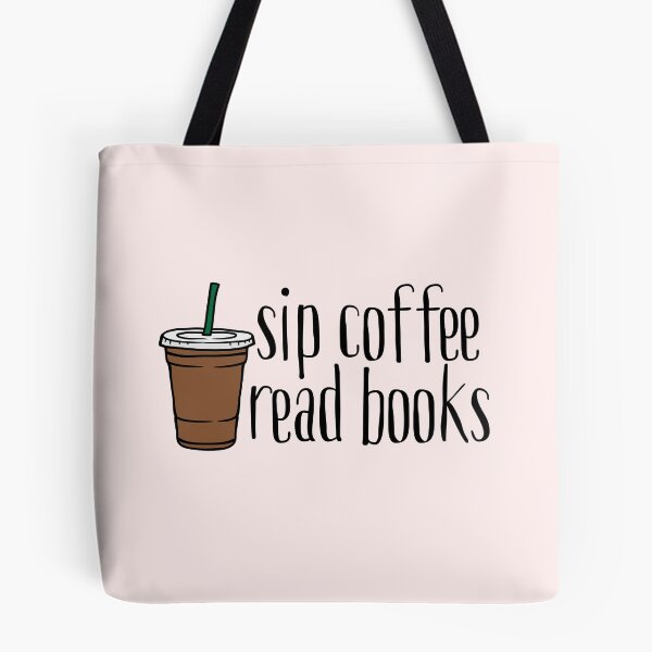 Item preview, sip coffee read books designed and sold by Neadoodles.