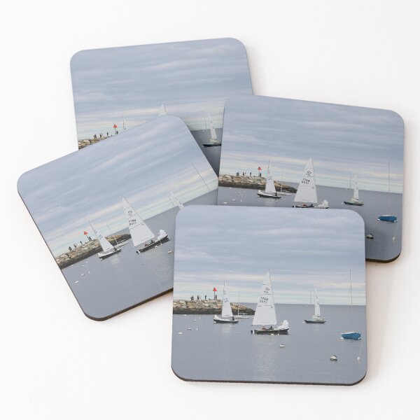 Item preview, Sailboats at Rockport Ma Harbor designed and sold by Willow Sage.