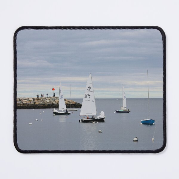 Item preview, Sailboats at Rockport Ma Harbor designed and sold by Willow Sage.