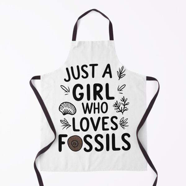 Item preview, Just a Girl Who Loves Fossils designed and sold by I-wanna-T-shirt.