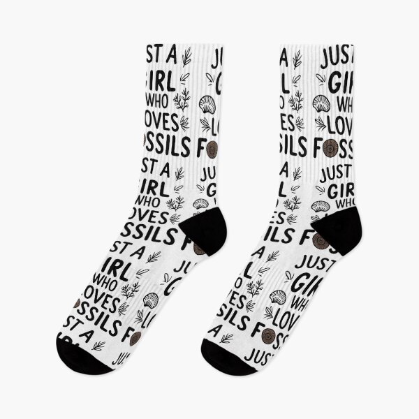 Item preview, Just a Girl Who Loves Fossils designed and sold by I-wanna-T-shirt.