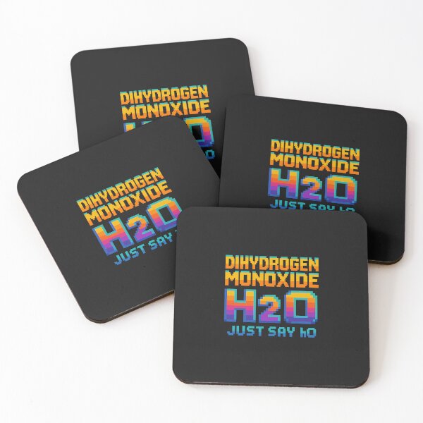 Item preview, Dihydrogen Monoxide Pixel Art – Retro H₂O Meme Design designed and sold by Willebees.