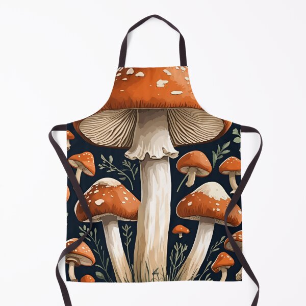 Item preview, Cottage Core Mushroom Pattern designed and sold by PatronesKawai.