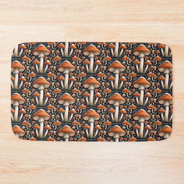 Item preview, Cottage Core Mushroom Pattern designed and sold by PatronesKawai.