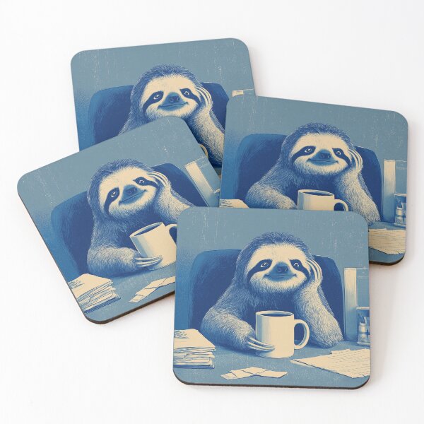 Item preview, Manager in sloth mode designed and sold by Das Leben - Eine Hassliebe.